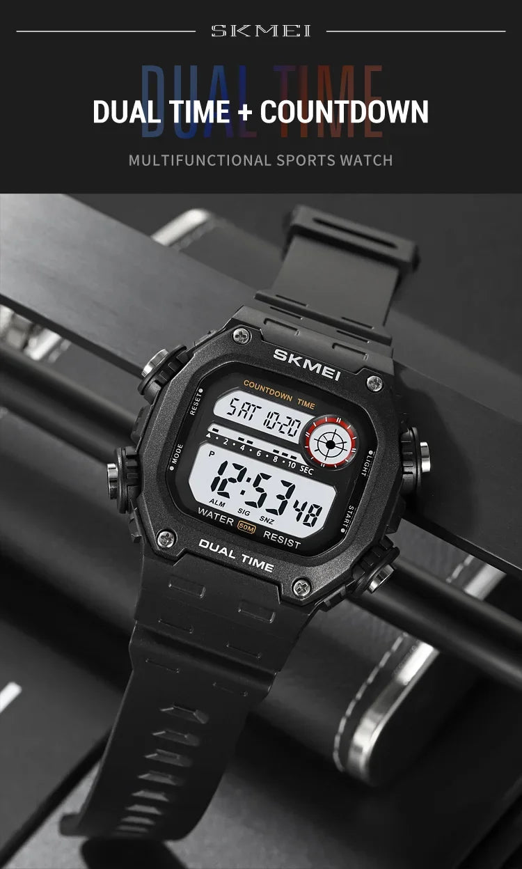 Skmei 2126 Waterproof Digital Sports Watch for Men - Smarsty