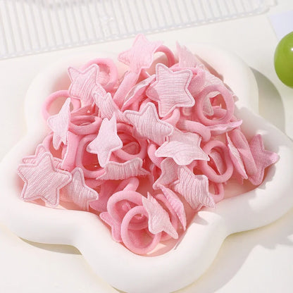 Cute Girls Hair Ties Soft No Harm Ponytail Holders 10Pack - Smarsty