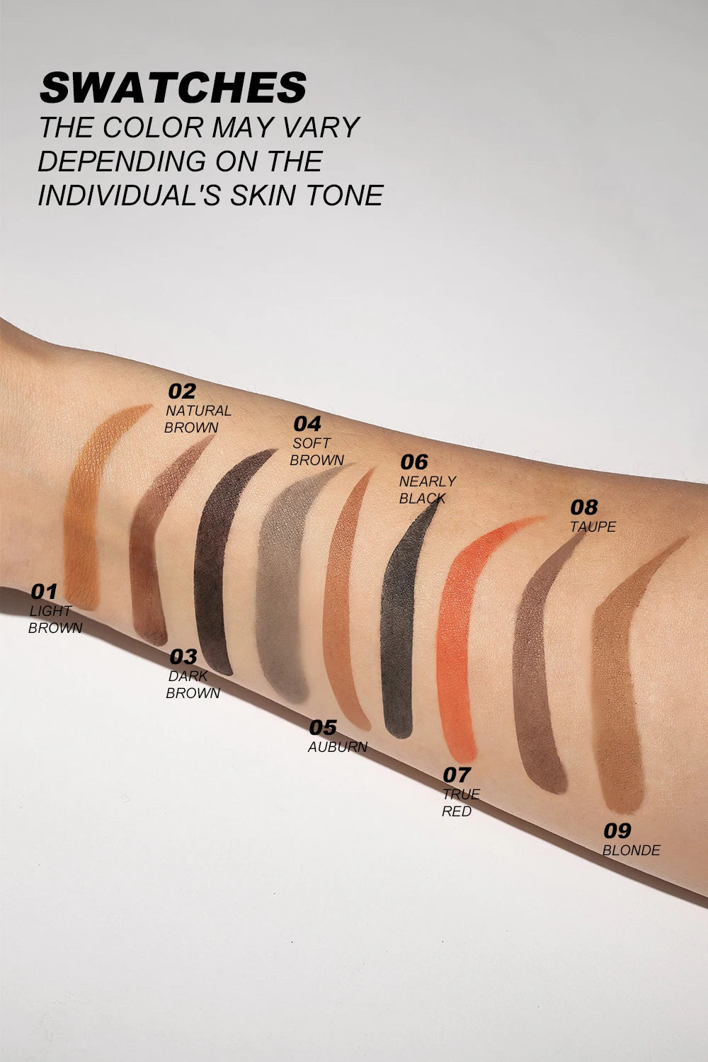 Eyebrow Stamp Stencil Kit for Long-Lasting Waterproof Makeup - Smarsty