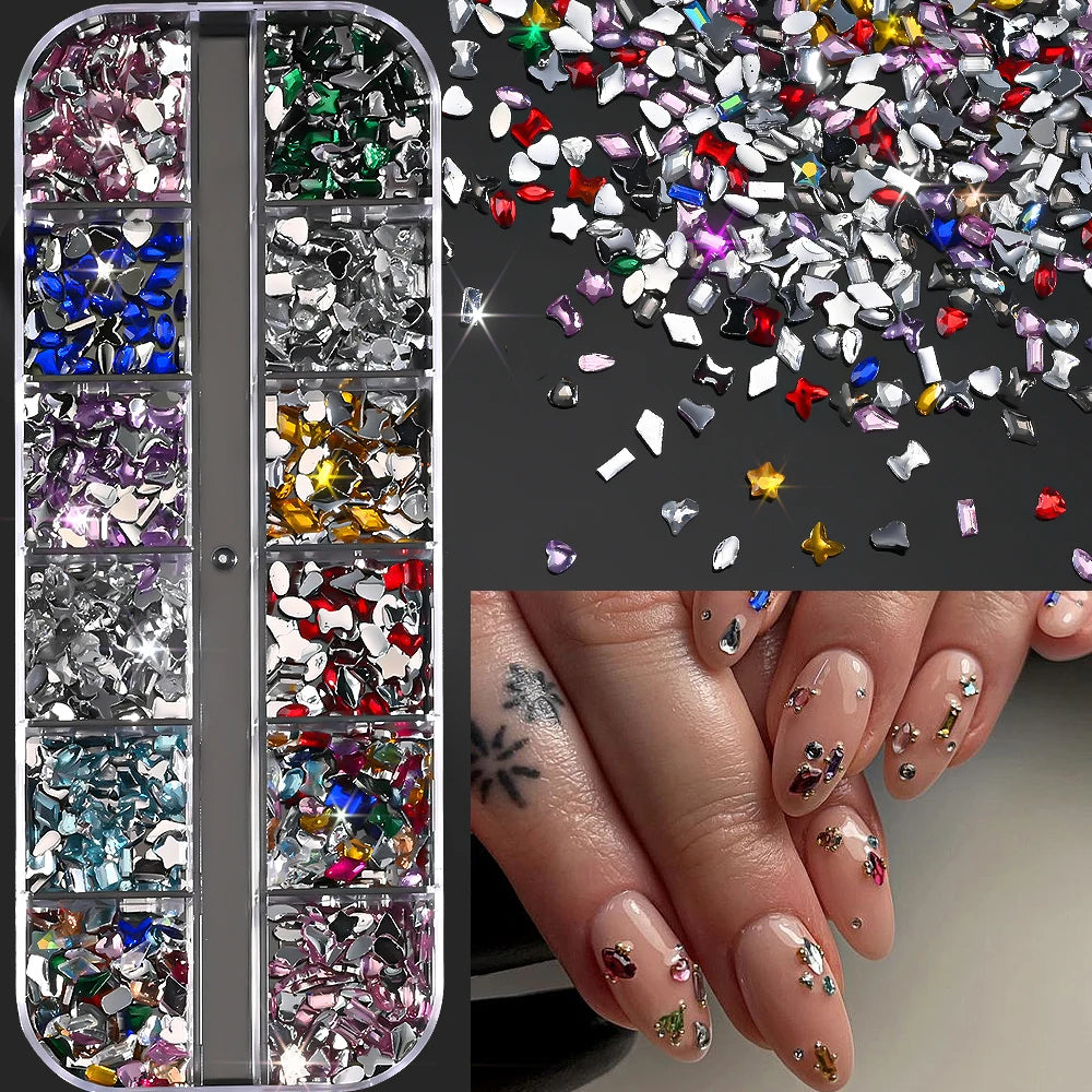Ocean Gold Nail Art Charms for Stunning Manicure - Smarsty
