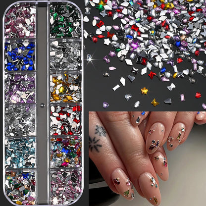 Ocean Gold Nail Art Charms for Stunning Manicure - Smarsty