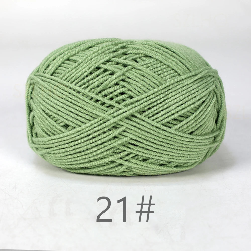 Soft Milk Cotton Yarn for Hand Knitting Projects - Smarsty