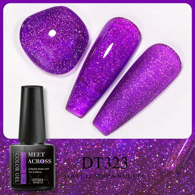 Pink Dried Flower Gel Nail Polish for Fairy Nail Art - Smarsty