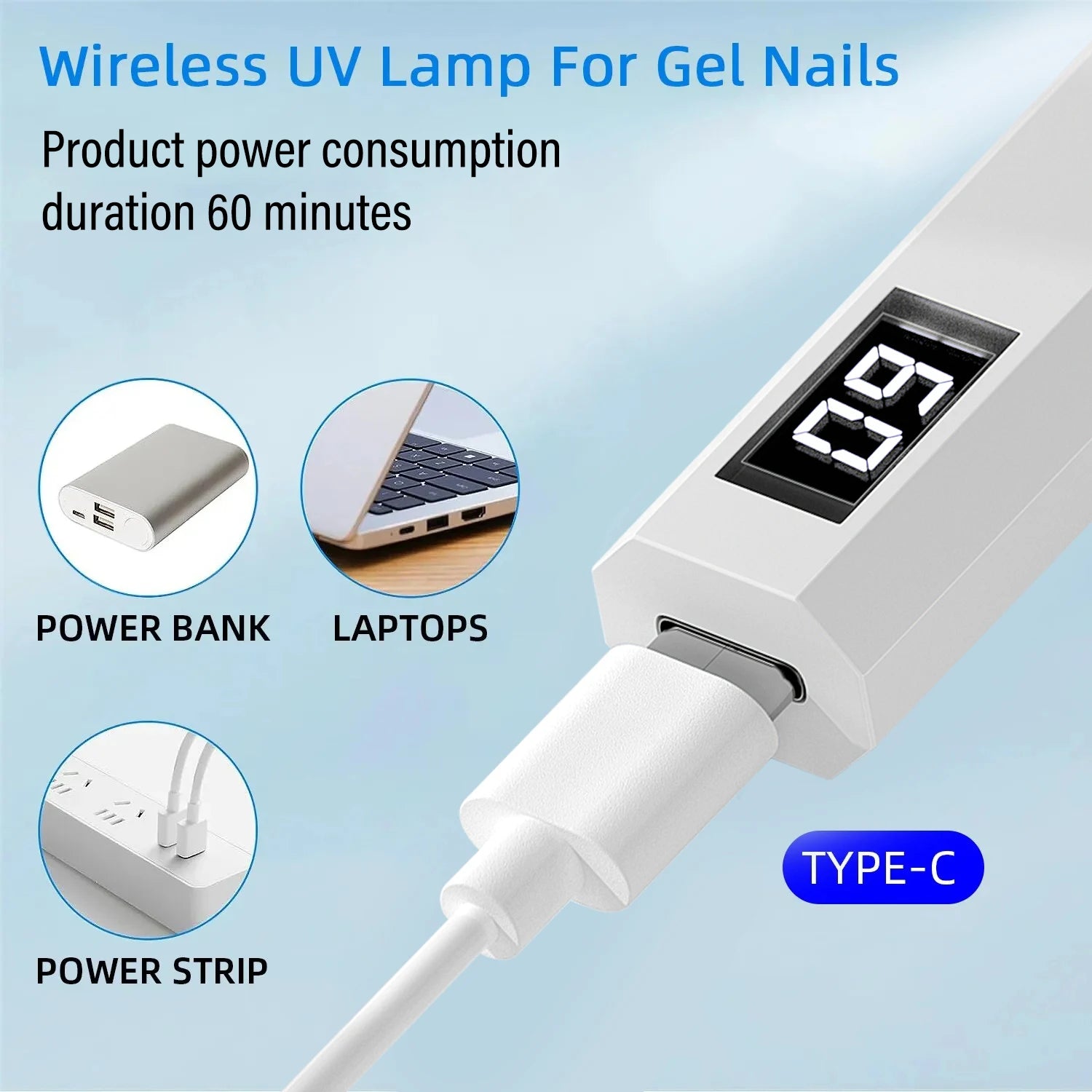 Portable Mini Nail Lamp for Quick Gel Drying - Smarsty