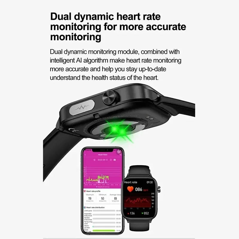 2025 Smart Watch with ECG PPG and Health Tracking - Smarsty