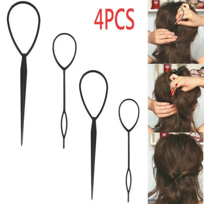 Easy Donut Bun Curler Hair Scrunchie Effortless Volume - Smarsty