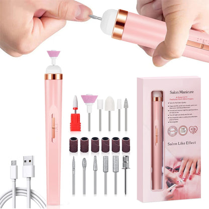Portable Electric Nail File with 4 Speed Options - Smarsty