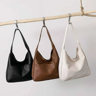 Retro Shoulder Bag With Large Capacity Tote For Daily Use - Smarsty