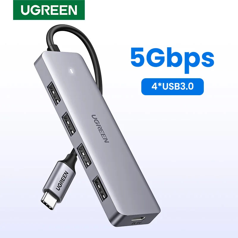USB C Hub 4 Ports USB 3.0 UltraSlimDock For MacBook