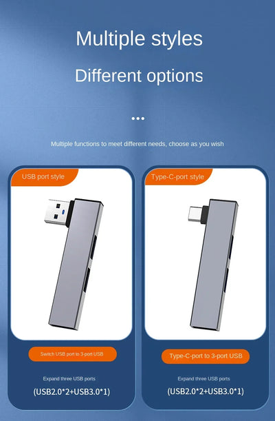 Type C USB Hub UltraSlim Three Port OTG USB 3.0 - Smarsty