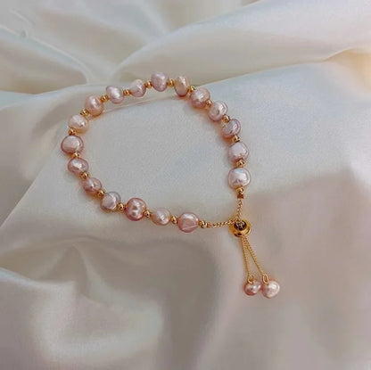 Women's Cherry Blossom Hand Jewelry with Pink Zircon - Smarsty