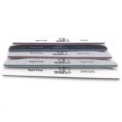 Professional Nail File Set with 5 Colors and Multiple Grits - Smarsty