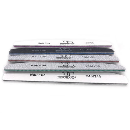 Professional Nail File Set with 5 Colors and Multiple Grits - Smarsty