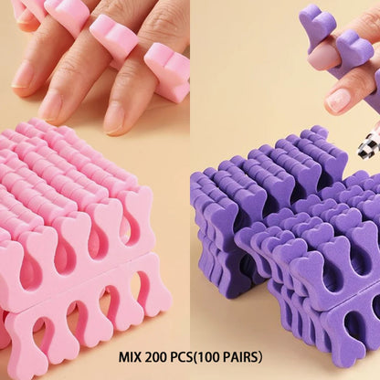 Soft Nail Art Toe Separators for Easy Pedicures - Smarsty