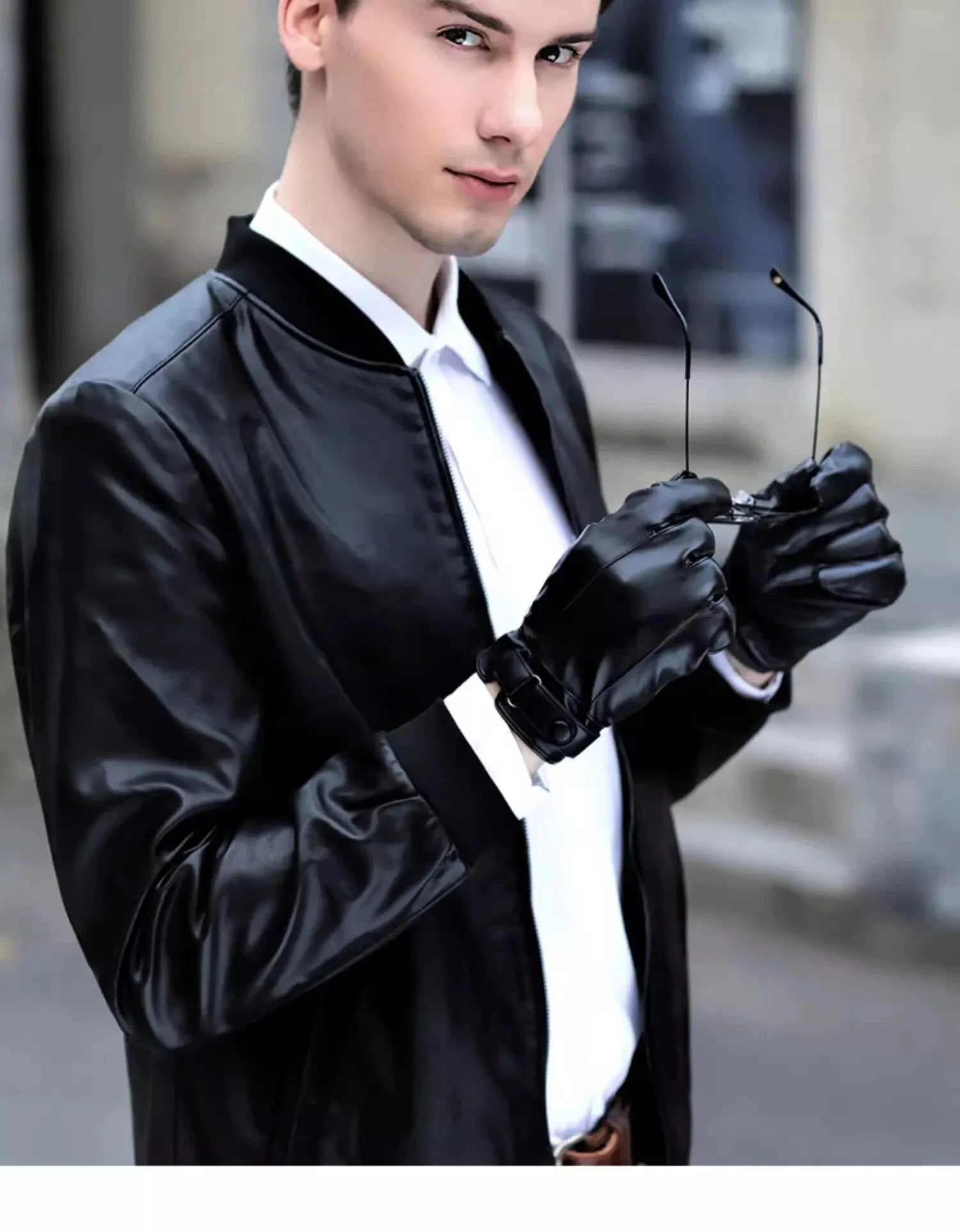 Men's Waterproof Winter Cycling Gloves Warm Cold Protection - Smarsty