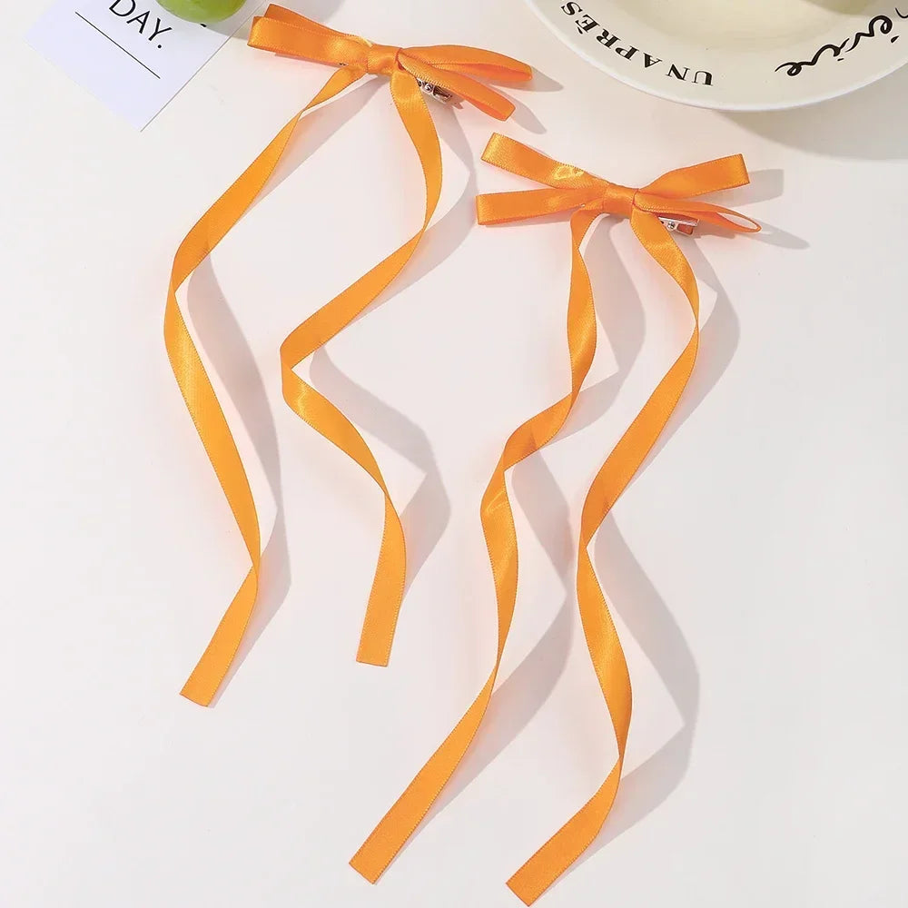 Fabric Hair Bow Clips Set for Women and Girls - Smarsty