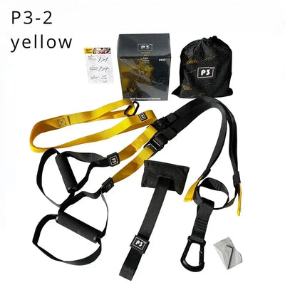 Suspension Training Strap Fitness Strength Power Suspension Trainer Adjustable Yoga Strap Wall Mount Professional Trx Tensioner by Smarsty