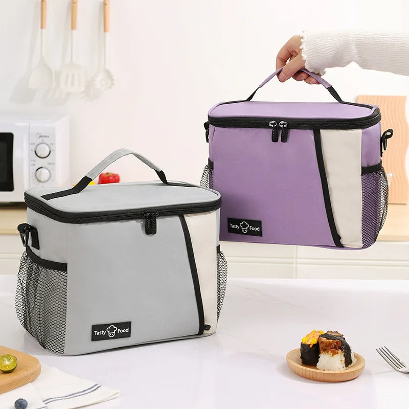 Insulated Lunch Bag Large Unisex Keeps Food Fresh All Day - Smarsty