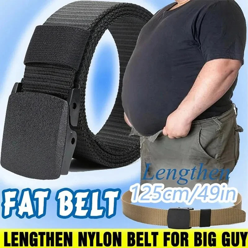 Nylon Tactical Belt with Automatic Buckle Comfortable Lightweight - Smarsty