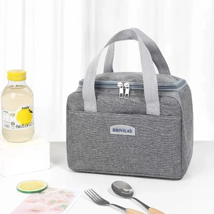 Insulated Portable Lunch Bag For Women Office Tote Compact - Smarsty