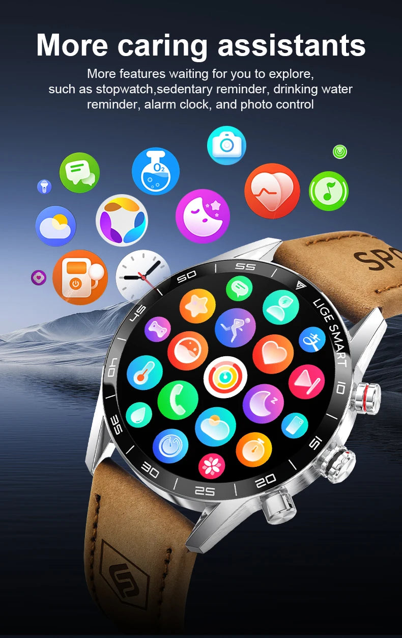 Rugged Military GPS Smart Watch for Men - Smarsty