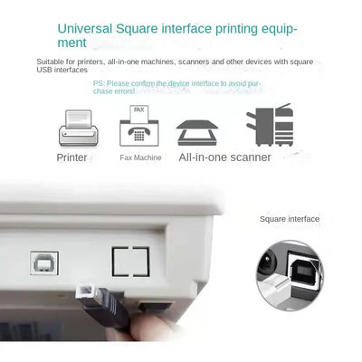 USB 2.0 High Speed Printer Connection Cable 1m 1.5m - Smarsty