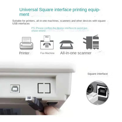 USB 2.0 High Speed Printer Connection Cable 1m 1.5m - Smarsty