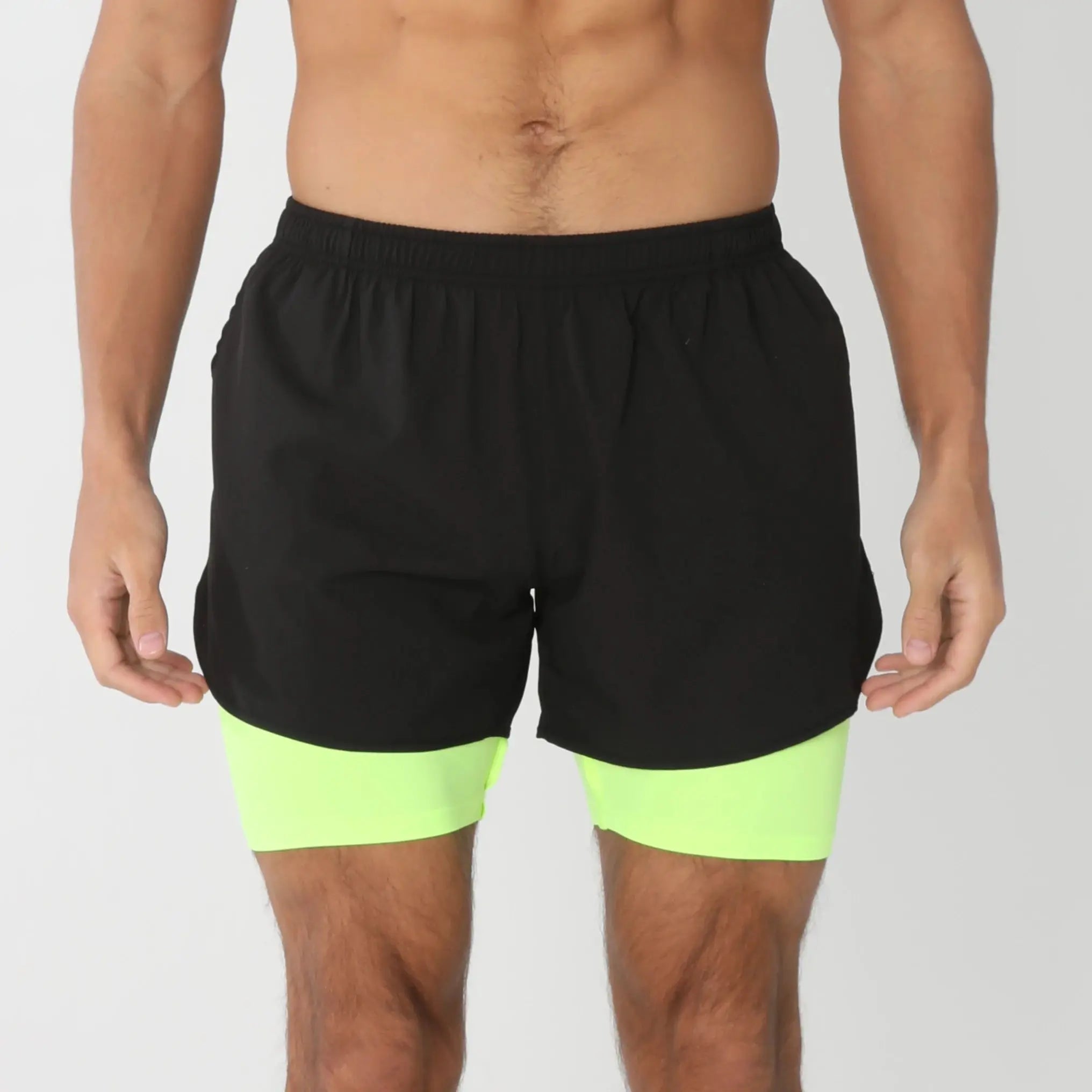 Gym Shorts Men Running Shorts with Liner Pockets Towel Loop Quick Dry Lightweight Workout Men's Breathable Athletic Sport Shorts - Smarsty