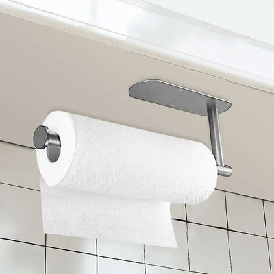 Durable Stainless Steel Paper Towel Rack for Kitchen - Smarsty
