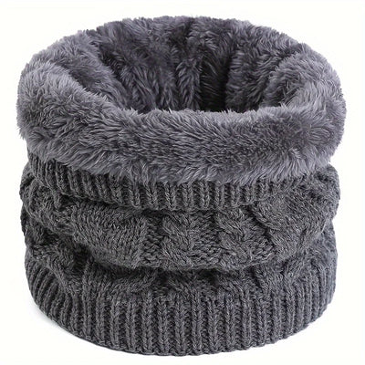 Fashion Polyester Fiber Neck Warm Scarf Suitable for Comfortable Winter Accessories for Men and Women in Cold Weather - Smarsty