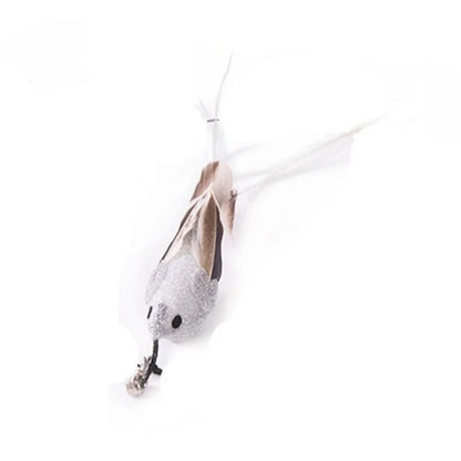 Interactive Cat Wand Toy with Suction Cup and Bell - Smarsty