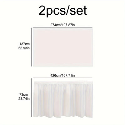 Disposable Tablecloth Set for Elegant Party Decor - Smarsty