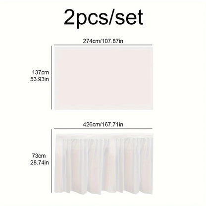 Disposable Tablecloth Set for Elegant Party Decor - Smarsty