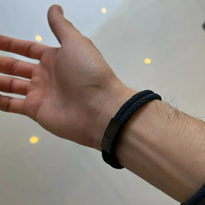 Personalized Thread Bracelet for Men with Easy Hook Closure - Smarsty