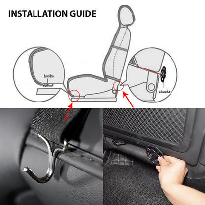 PU Leather Front Car Seat Cover Memory Foam Cushion - Smarsty