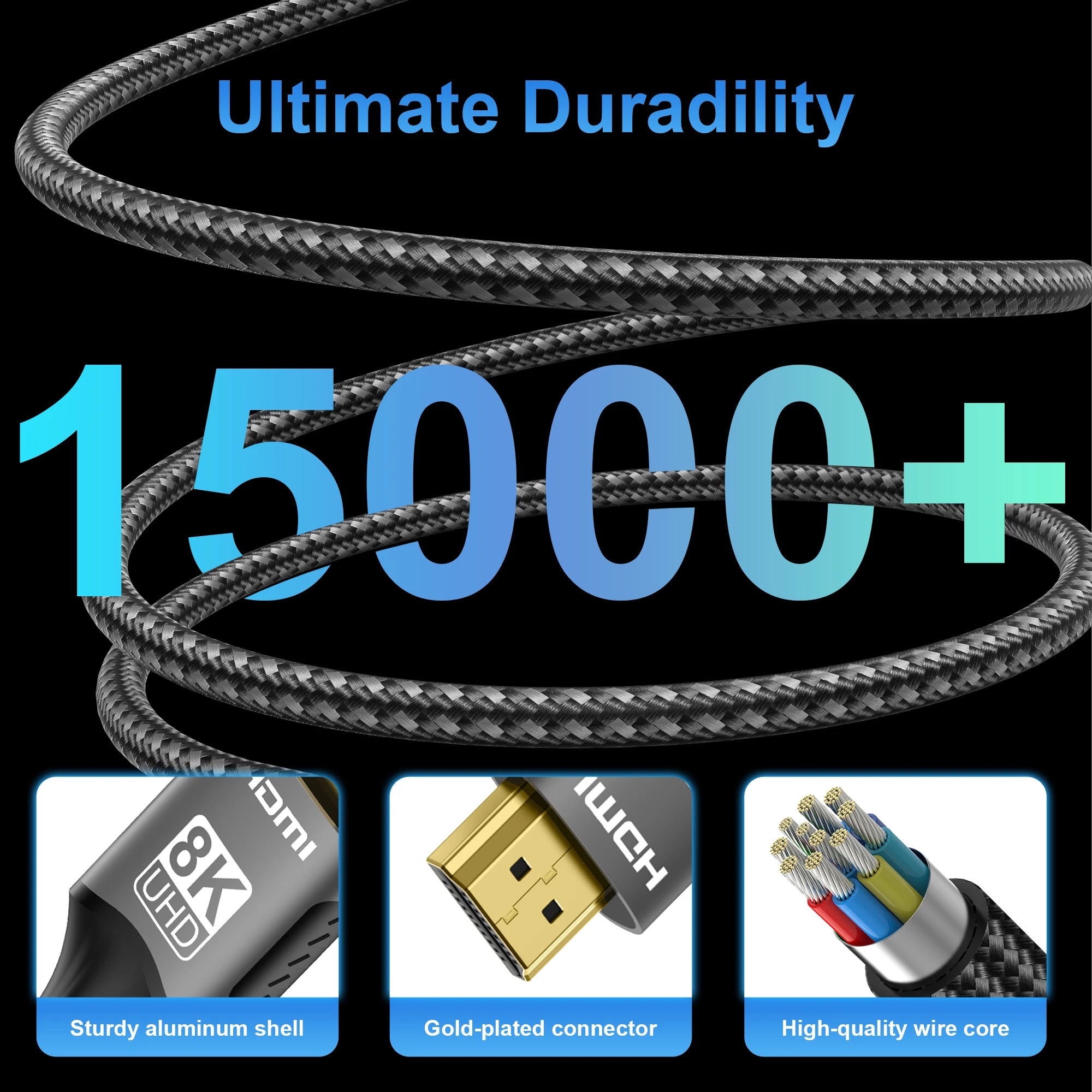 8K HDMI Cable High Speed for Enhanced Video Quality - Smarsty