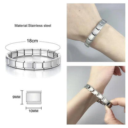Stainless Steel Italian Chain Link Bracelet DIY Kit - Smarsty