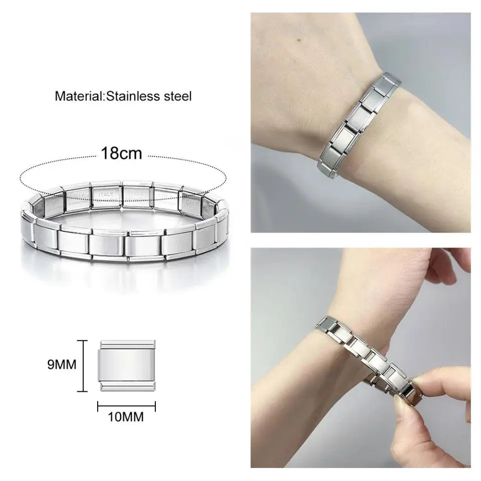 Stainless Steel Italian Chain Link Bracelet DIY Kit - Smarsty