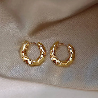 925 Sterling Silver Hoop Earrings Lightweight Trendy - Smarsty