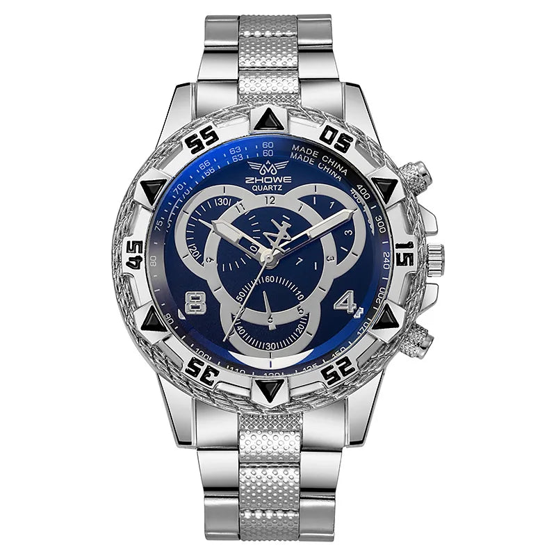 Fashion Male Business Dress Quartz Wrist Watch for Men - Smarsty