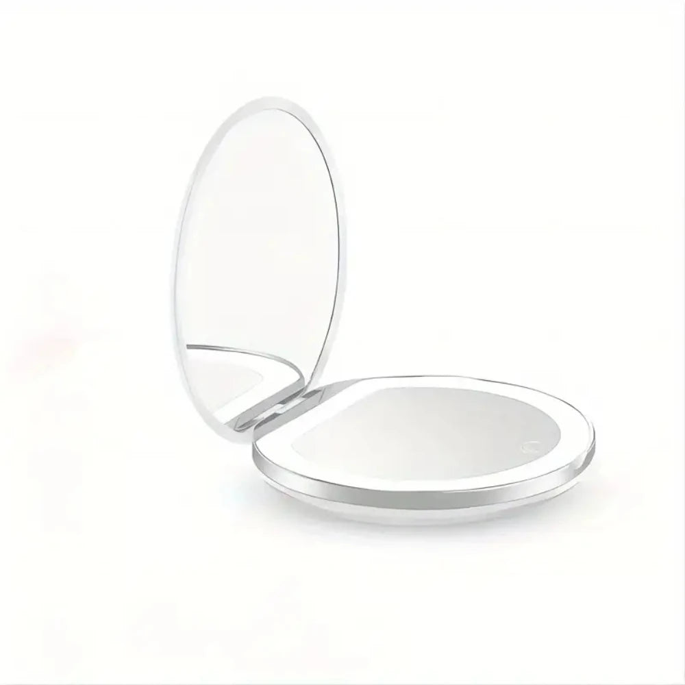 LED Compact Mirror with Light for Travel - Smarsty