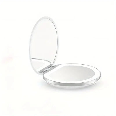 LED Compact Mirror with Light for Travel - Smarsty