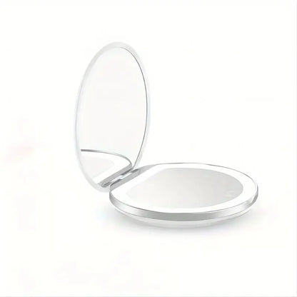LED Compact Mirror with Light for Travel - Smarsty