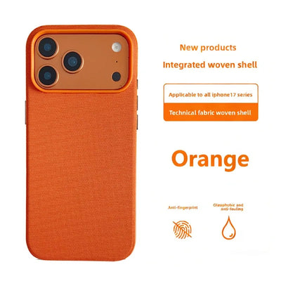 NEW Technology Woven Case For IPhone 17 16 15 14 13 Pro Max Phone Original Official For Magsafe Magnetic Protector Cover Fundas