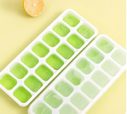 14 Grid Ice Cube Tray Silicone Mold Square Ice Cube Tray Mold Ice Cube Maker Non-toxic Durable Bar Pub Wine Ice Blocks Maker - Smarsty