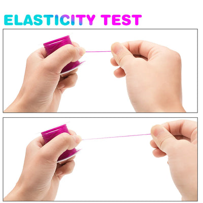 Strong Elastic Beading Cord 1mm 10m Durable Stretch - Smarsty