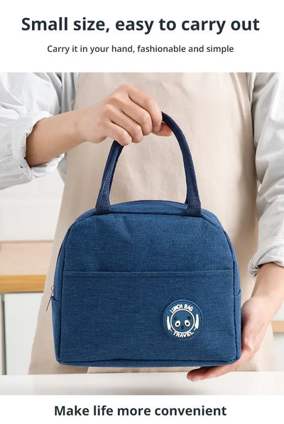 Insulated Bento Lunch Bag With Aluminum Foil Ice Pack - Smarsty