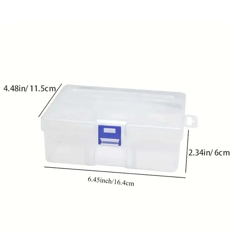 Transparent Plastic Storage Boxes for Jewelry and Crafts - Smarsty