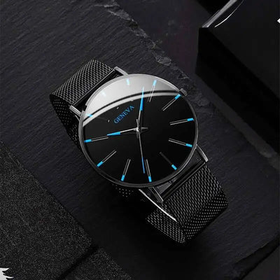 Ultra Thin Men's Business Watch with Mesh Band - Smarsty
