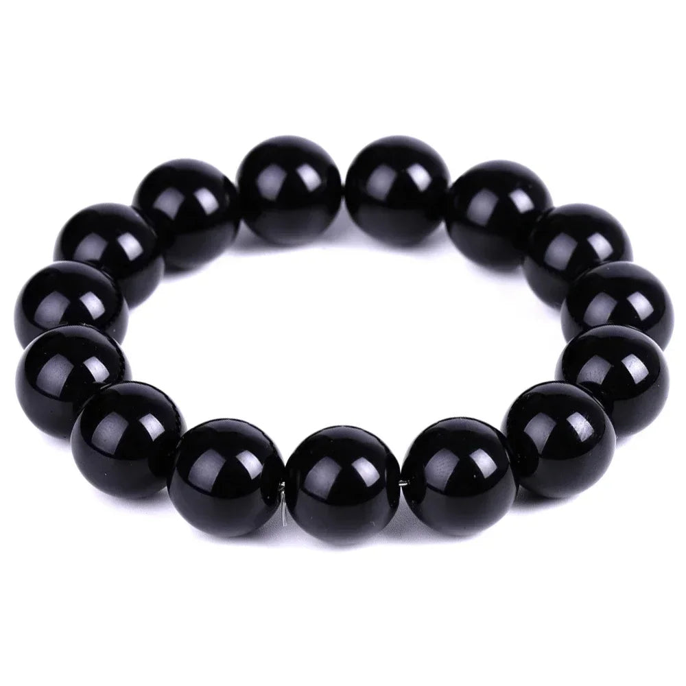 Black Obsidian Bracelet for Blood Circulation and Weight Loss - Smarsty